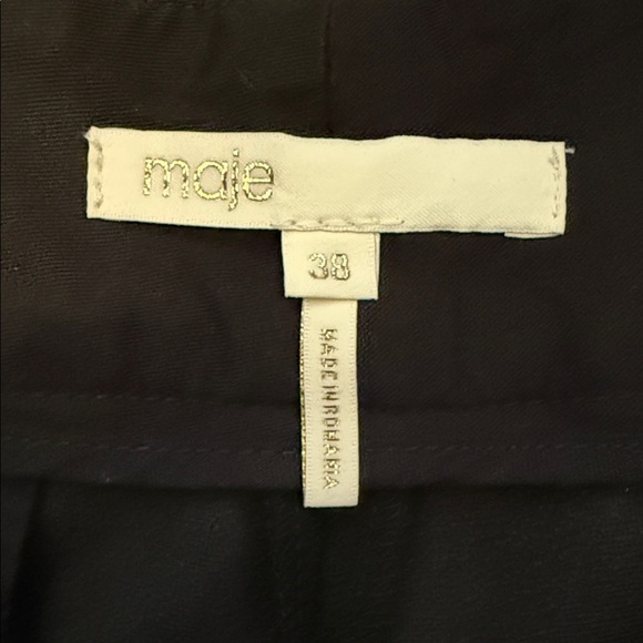 Maje High Waist Black Shorts - Picture 3 of 8